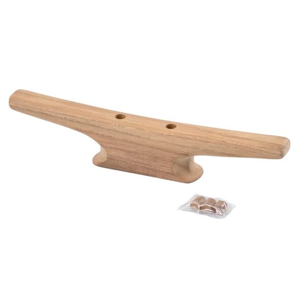 Whitecap 10" Cleat - Teak - Image 2