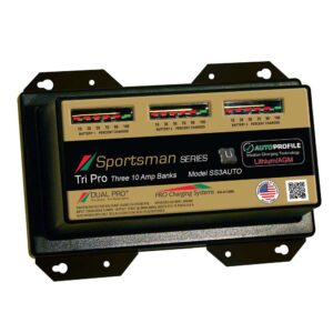 Dual Pro SS3 Auto 30A - 3-Bank Lithium-AGM Battery Charger