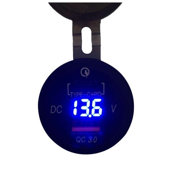 Poly-Planar Panel Mount USB Charging Ports - 12V - Image 2