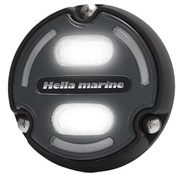 Hella Marine Apelo A2 Blue White Underwater Light - 3000 Lumens - Black Housing - Charcoal Lens w-Edge Light - Image 4