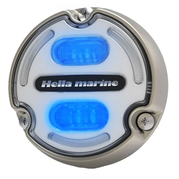 Hella Marine Apelo A2 Blue White Underwater Light - 3000 Lumens - Bronze Housing - White Lens w-Edge Light - Image 3