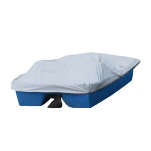 Carver Poly-Flex II Styled-to-Fit Boat Cover f-7'2" 3-Seater Paddle Boats - Grey