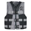 Full Throttle Teen Nylon Life Jacket - Grey-Black