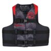 Full Throttle Adult Nylon Life Jacket - L-XL - Red-Black
