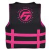Full Throttle Youth Rapid-Dry Life Jacket - Pink-Black - Image 2