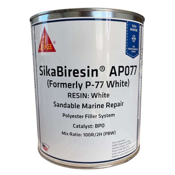 CW92144 Sika SikaBiresin AP077 White Gallon BPO Hardener Required