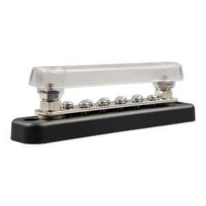 Victron Busbar 150A 2P w-10 Screws & Cover