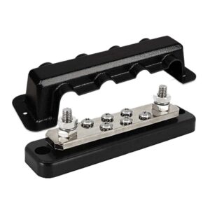 Victron Busbar 250A 2P w-6 Screws & Cover