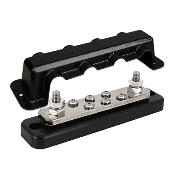 Victron Busbar 250A 2P w-6 Screws & Cover