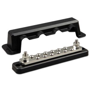 Victron Busbar 250A 2P w-12 Screws & Cover