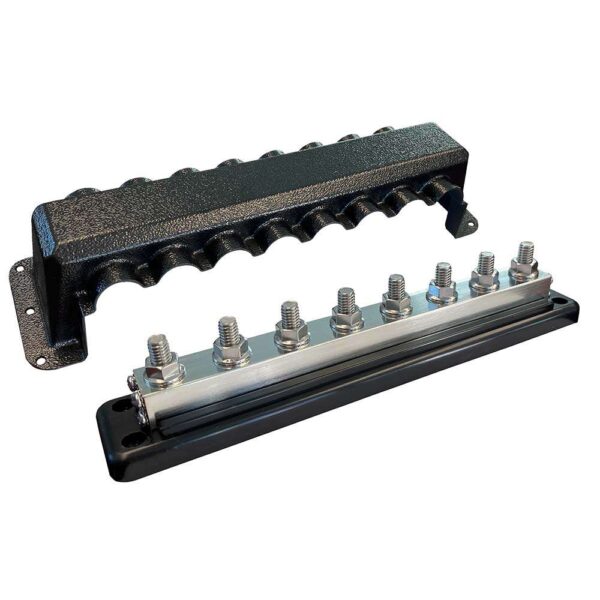 Victron Busbar 600A 8P & Cover 8X 3-8" Plus 8X M8 Terminals