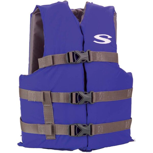 Stearns Youth Classic Vest Life Jacket - 50-90lbs - Blue-Grey