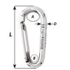 Wichard Symmetric Carbin Hook Without Eye - Length 120mm - 15-32" - Image 2