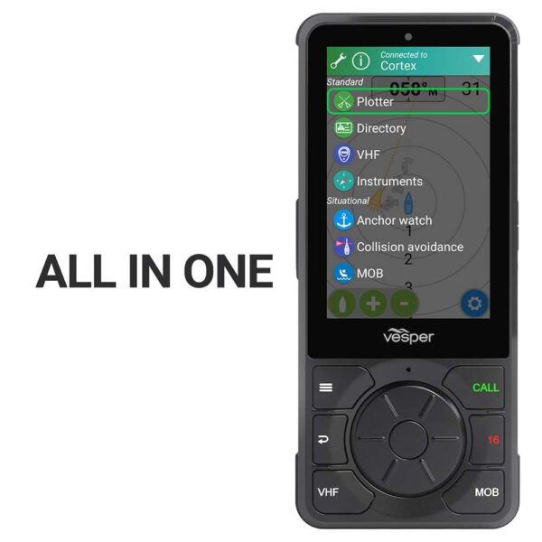 Vesper Cortex H1P Portable-Wireless-Rechargeable Handset w-Charging Cradle - Image 3