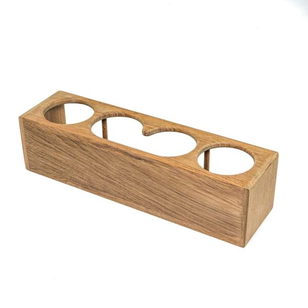 Whitecap Four Drink-Binocular Rack - Teak - Image 3