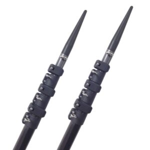 Lee's 18' Telescoping Carbon Fiber Outrigger Poles f-Sidewinder Mount