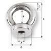 Wichard 5-16 Eye Nut - 21-32" Diameter - Image 2