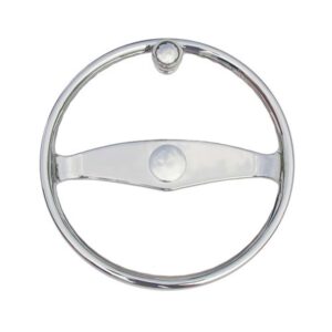 Schmitt Marine - Ongaro Wheel - 15.5" w-Knob for 3-4" Teleflex Tapered Shaft