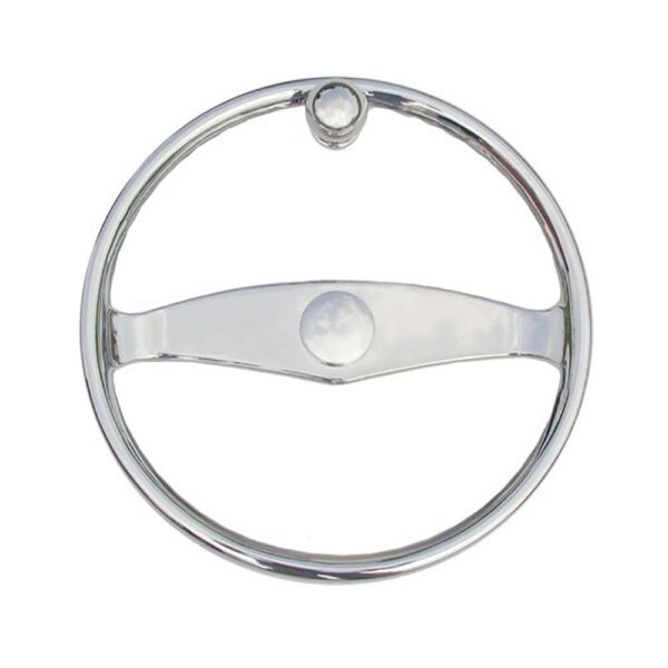 Schmitt Marine - Ongaro Wheel - 15.5" w-Knob for 3-4" Teleflex Tapered Shaft