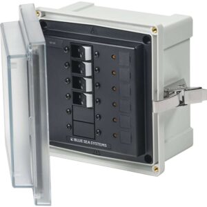 Blue Sea 3134 - SMS Panel Enclosure w-4 Branch (12-24V) - 12-24V DC