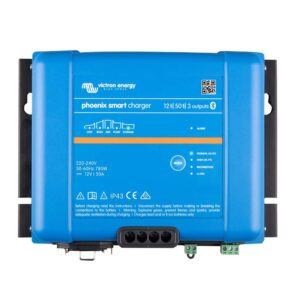 Victron Phoenix Smart IP43 Charger 12-50 (3) 120-240VAC Requires 5-15P Mains Cord