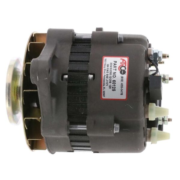ARCO Marine Premium Replacement Inboard Alternator w-Single Groove Pulley - 12V 55A - Image 3