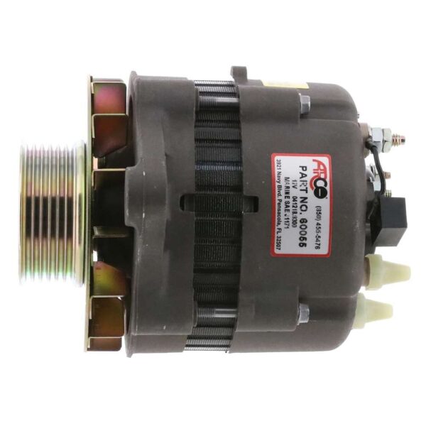 ARCO Marine Premium Replacement Alternator w-Multi-Groove Pulley - 12V 55A - Image 4