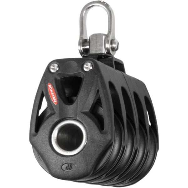 Ronstan Series 40 Orbit BB Quad Block w-Swivel Shackle