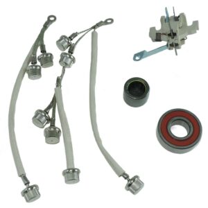 Balmar Offshore Repair Kit 90 Series 12-24V Includes Bearings, Brushes, Positive-Negative Diode