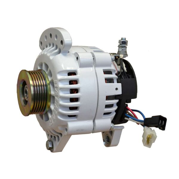 Balmar Alternator 100 AMP 12V 3.15" Dual Foot Saddle K6 Pulley w-Isolated Ground