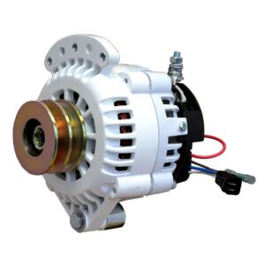 Balmar Alternator 100 AMP 12V 1-2" Single Foot Spindle Mount Dual Vee Pulley w-Isolated Ground
