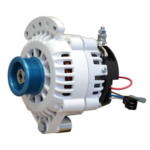 Balmar Alternator 100 AMP 12V 1-2" Single Foot Spindle Mount J10 Pulley w-Isolated Ground