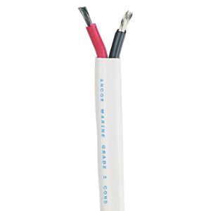 Ancor Standard Duplex Cable - Flat 16-2 AWG - 2 x 1mm Red-Black -Sold by the Foot
