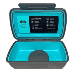 Toadfish Stowaway Dry Box w-Smart Grip & Cell Phone Tray Insert