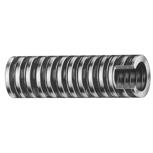 Trident Marine 1-1-8" x 50' Heavy Duty PVC Bilge & Livewell Hose (FDA) - Clear w-Black Helix