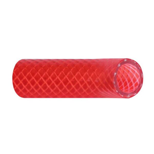 Trident Marine 3-4" x 50' Boxed Reinforced PVC (FDA) Hot Water Feed Line Hose - Drinking Water Safe - Translucent Red