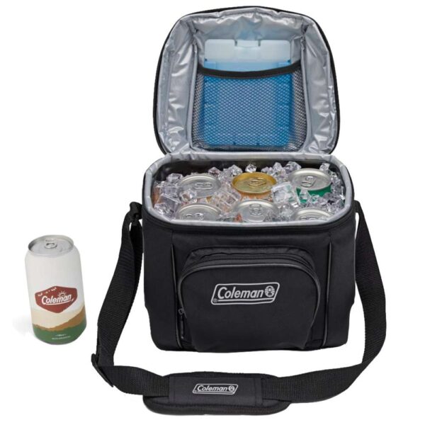 Coleman CHILLER 9-Can Soft-Sided Portable Cooler - Black - Image 2