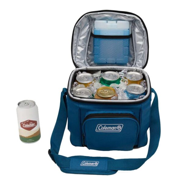 Coleman CHILLER 9-Can Soft-Sided Portable Cooler - Deep Ocean - Image 2