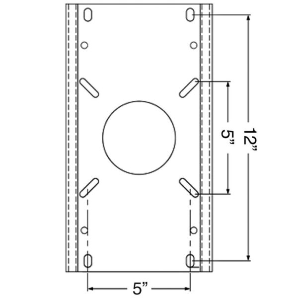 Springfield Trac-Lock Swivel-Slide Non-Locking Mount f-2-7-8" Post - Image 4