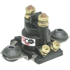 ARCO Marine Original Equipment Quality Replacement Solenoid f-Mercruiser, Mercury & Yamaha 4 Stroke - 12V Isolated Base