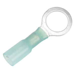 Pacer 16-14 AWG Heat Shrink Ring Terminal - 3-8" Stud Size - 25 Pack