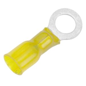 Pacer 12-10 AWG Heat Shrink Ring Terminal - 5-16" Stud Size - 100 Pack