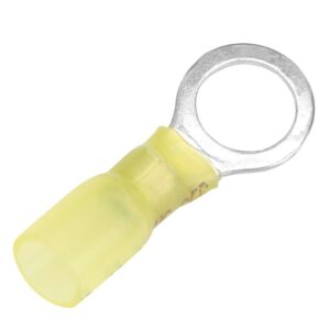 Pacer 12-10 AWG Heat Shrink Ring Terminal - 3-8" Stud Size - 3 Pack