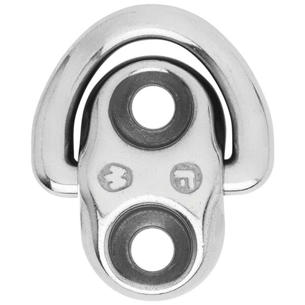 Wichard Folding Pad Eye - 6mm Diameter (15-64") - 2 Fixed Holes