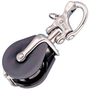 Wichard Snatch Block w-Snap Shackle - Max Rope Size 12mm (15-32")