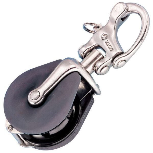 Wichard Snatch Block w-Snap Shackle - Max Rope Size 18mm (23-32")
