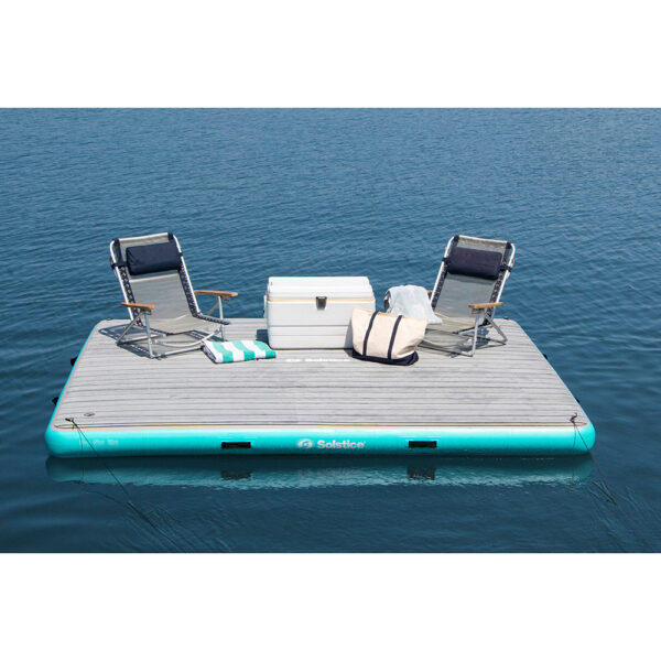 Solstice Watersports 10' x 8' Luxe Dock w-Traction Pad & Ladder - Image 2