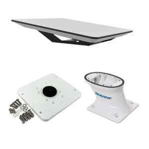 KVH Starlink Flat Panel Kit w-5" Seaview Pedestal Mount & Adastlka Starlink Top Plate