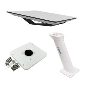 KVH Starlink Flat Panel Kit w-16" Seaview Pedestal Mount & Adastlka Starlink Top Plate
