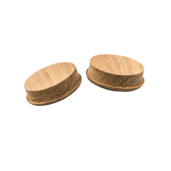 Whitecap Teak Round Drawer Pull - 1-3-8" Round - 2 Pack - Image 4